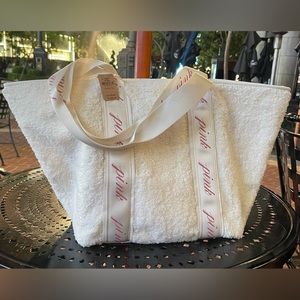 White Victoria’s Secret tote bag